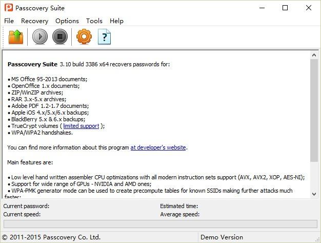 Passcovery Suite下载,密码恢复软件,密码恢复